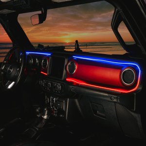 Jeep Gladiator JT LED Dash Strip Kit - Interior - ORACLE Lighting - Dynamic ColorSHIFT - `20-`23